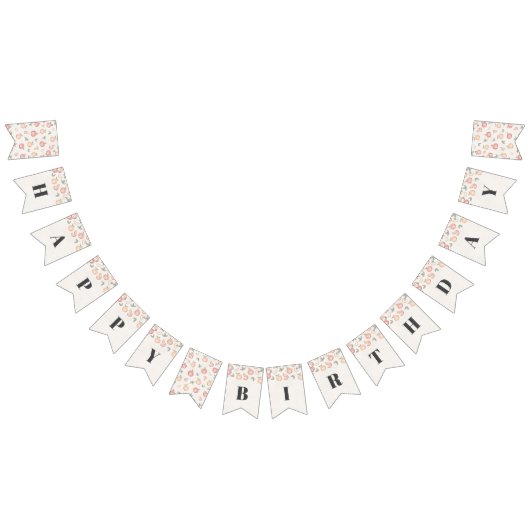 zoet als een perzik gelukkig verjaardagsfeestbanne vlaggetjes (Alle)