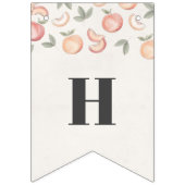 zoet als een perzik gelukkig verjaardagsfeestbanne vlaggetjes (Tweede vlag)