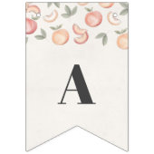 zoet als een perzik gelukkig verjaardagsfeestbanne vlaggetjes (Derde vlag)