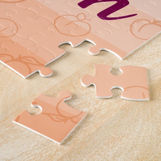 Zoet als een perzik puzzel (Zijkant)