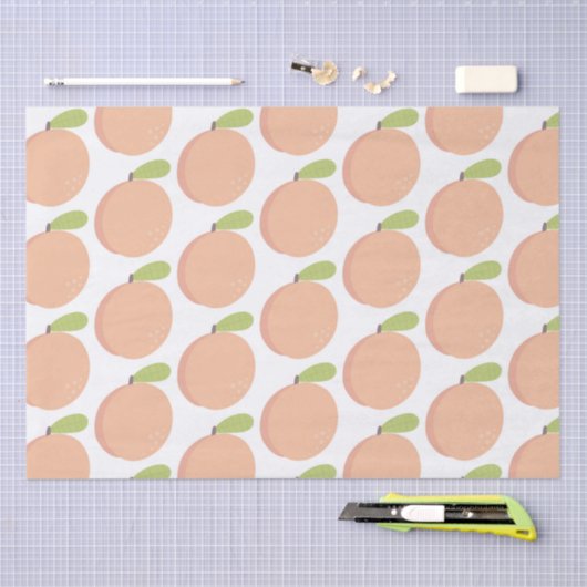 Zoet als een perzikbloesem Peachy Verjaardag Tissuepapier (Craft)