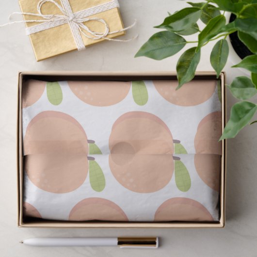 Zoet als een perzikbloesem Peachy Verjaardag Tissuepapier (Geschenk)
