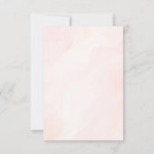 Zoet als een pompoen roze bloemenmeisje Baby showe Bedankkaart (Achterkant)