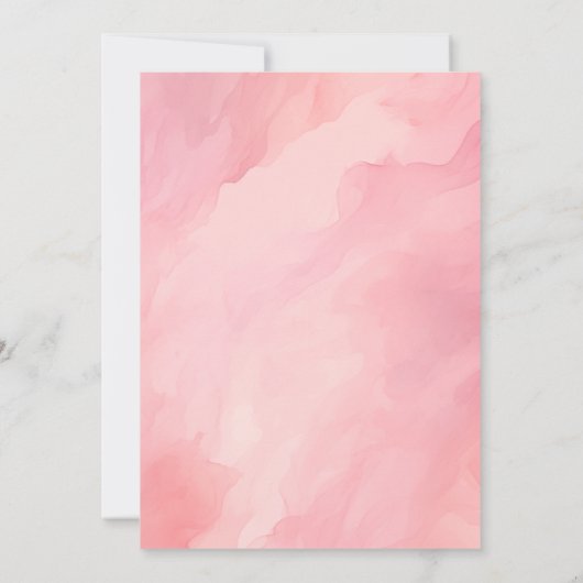 Zoet als een pompoen roze bloemenmeisje Baby showe Kaart (Achterkant)