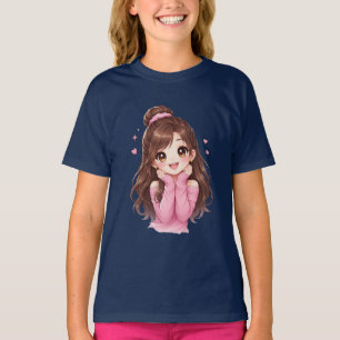 Zoet als een Roze Droom Klein Hart Vol Joy Blu T-shirt