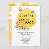 Zoet als een uitnodiging tot het indienen van Baby (Voorkant / Achterkant)