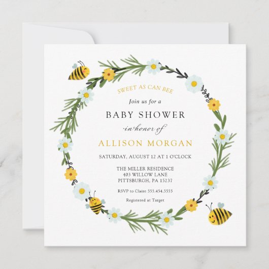 Zoet als een uitnodiging tot het indienen van Baby (Voorkant)