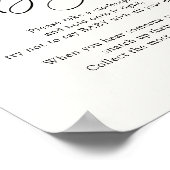 Zoet als Eucalyptus Eucalyptus niet Baby zeggen Poster (Hoek)