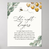 Zoet als Eucalyptus Late Night Diapers Poster (Voorkant)