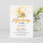 Zoet als Honey Mama naar Bee Baby shower Kaart (Staand voorkant)