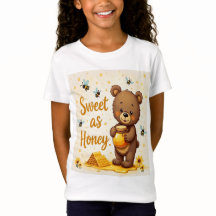 Zoet als honing T-shirt voor meisjes