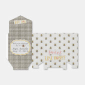 Zoet als honingbijen - Black & White Favor Boxes Bedankdoosjes (Uitgevouwen)