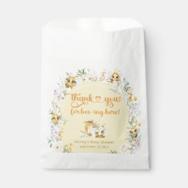 Zoet als kan Bee Bumble Bee Baby shower Dank u Bedankzakje