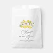 Zoet als kan bijen, honing bijen & madeliefjes Bab Bedankzakje (Voorkant)