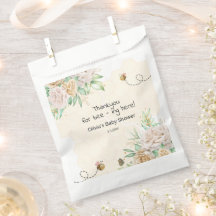 Zoet als kan bloemige honingraten bijen baby showe