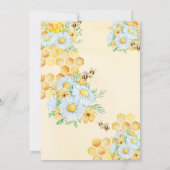 Zoet als kan eerste bijendag honingbij kaart (Achterkant)