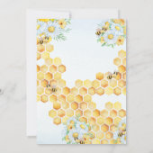 Zoet als kan eerste bijendag honingbij kaart (Achterkant)