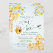 Zoet als kan eerste bijendag honingbij kaart (Voorkant / Achterkant)