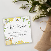 Zoet als kan honing Baby shower Dank u Bedankjes Labels
