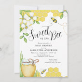 Zoet als kan honing Baby shower Kaart (Voorkant)
