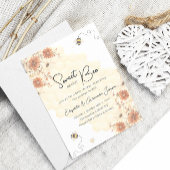 Zoet als kan honing boho Baby shower Kaart