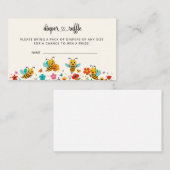 Zoet als kan luier loterij ticket behuizing ca informatiekaartje (Voorkant / Achterkant)