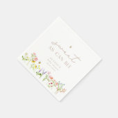 Zoet als kan modern minimaal Baby shower zijn Servet (Hoek)