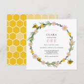 Zoet als kan verjaardag uitnodiging (Voorkant / Achterkant)