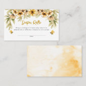 Zoet als kan worden Baby luier Raffle Kaart Contactkaartje (Voorkant / Achterkant)