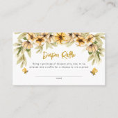 Zoet als kan worden Baby luier Raffle Kaart Contactkaartje (Voorkant)