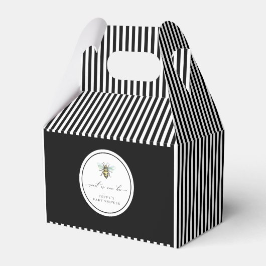 Zoet als kan worden Baby shower gunst doos Bedankdoosjes (Voorkant Zijde)