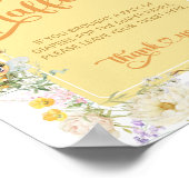 Zoet als kan worden Schattige Baby shower Luier Ra Poster (Hoek)