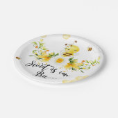 Zoet als kan zijn baby shower papier bord (Gekanteld)