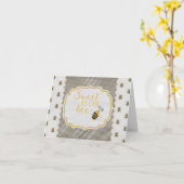 Zoet als kan zijn dank u kaarten (Gele Bloem)