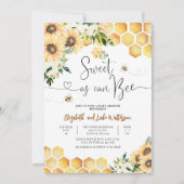 Zoet als kan zijn Genderneutraal Baby shower Kaart (Voorkant)