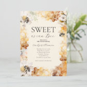 Zoet als kan zijn Genderneutraal Baby shower Kaart (Staand voorkant)