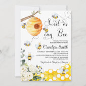 Zoet als kan zijn Genderneutraal Baby shower Kaart (Voorkant)