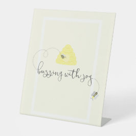 Zoet als kan zijn teken reclamebord met voetstuk