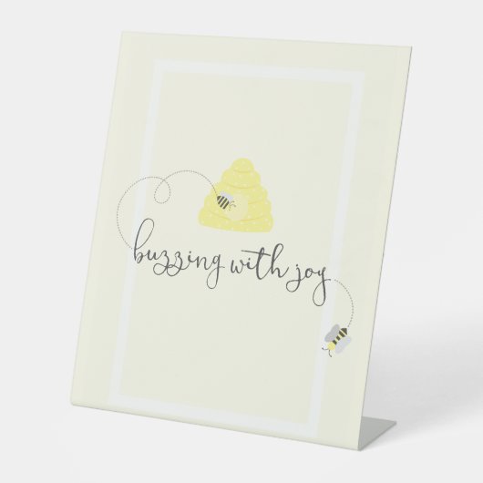 Zoet als kan zijn teken reclamebord met voetstuk (Voorkant)