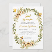 Zoet als kan zijn Waterverf Baby shower Kaart (Voorkant)