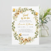 Zoet als kan zijn Waterverf Baby shower Kaart (Staand voorkant)