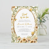 Zoet als kan zijn Waterverf Baby shower Kaart (Staand voorkant)