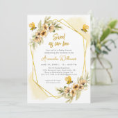 Zoet als kan zijn Waterverf Baby shower Kaart (Staand voorkant)