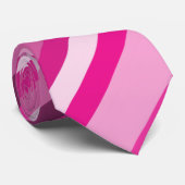 Zoet als kersen (roze gestreepte patroon) stropdas (Opgerold)