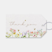 Zoet als modern kan zijn minimaal dank u gunst cadeaulabel (Voorkant (Horizontaal))