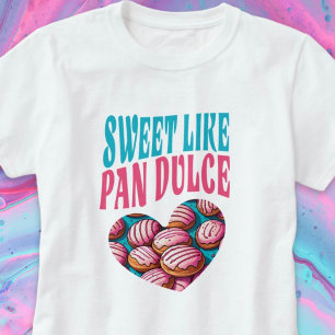 Zoet als Pan Dulce Heart Concha Shirt