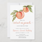 Zoet als Peach Girl Verjaardag Kaart (Voorkant)