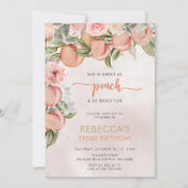 Zoet als Peach Girl Verjaardag Kaart (Voorkant)