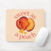 Zoet als Peach Ripe Georgia Peaches Fruit Muismat (Met muis)