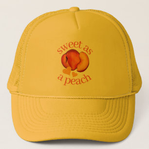 Zoet als Peach Ripe Georgia Peaches Fruit Trucker Pet